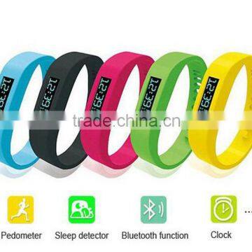 2015 New Intelligent OLED Motion Healthy Bracelet Watch with Pedometer Sleep Monitoring Calorie Counter with Android