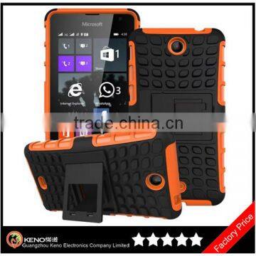 Keno Hybrid Cell Phone Case for Nokia Lumia 430 Case with Kickstand