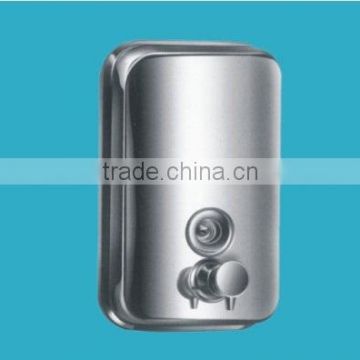 stainless steel wall mounted metal manual soap dispenser