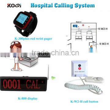 Emergency Call System K-800 Display Receiver K-300plus Nurse Watches K-W2-H Patient Bell