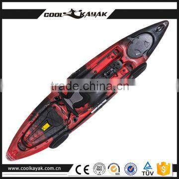 No Inflatable 3-4m Single PE Kayak Fishing With Footrest Steering System photo-2