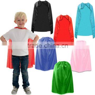 Top New Boys Girls Deluxe Satin Superhero Cape World Book Day Superman Cloak Fancy Dress CCP2043