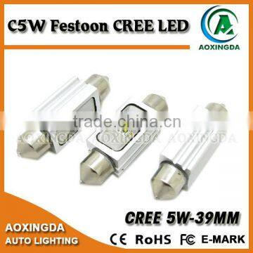 festoon 39mm 5W high lumen LED dome light