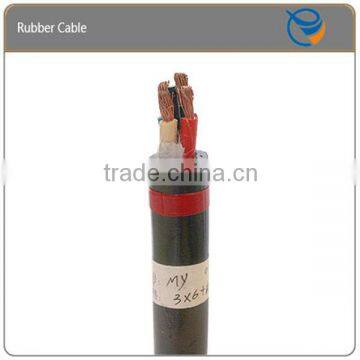 Rubber crane cable and hoist cable