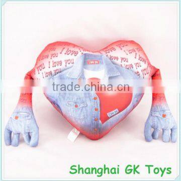 Microbead Pillow Spandex Custom Microbeads Heart Shaped Pillow