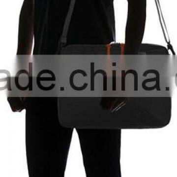 Stylish and Unique Business Bags With Gold Zippers,leather Zipper Straps, Red Pinstripe Inner Lining photo-5
