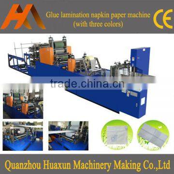 Napkin tissue serviette making equipment Automatic folding tissue serviette making machine