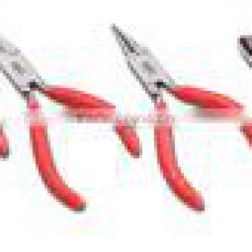 Pliers Kit 4 pcs Mini Pliers Kit Size 75 mm with Glittering PVC. Contains Chain, Flat,Round & Side Cutter