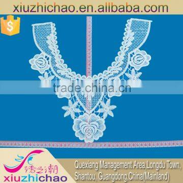 XLY025 garment accessories white crochet neck lace collar trimming