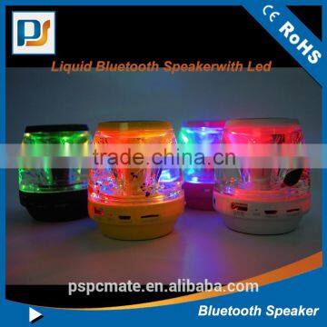 Christmas Promotional Gifts Music Mini Portable Liquid Speaker Bluetooth Speak