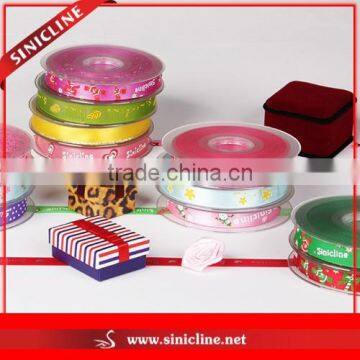 Sinicline Printed Logo Gift Packing Satin Ribbon