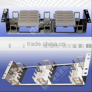 19'' Cold Stainless Stell MDFkrone backmount frame for 10 pairs LSA modul