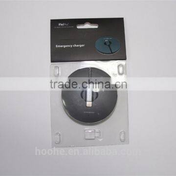 700mAh Emergency Jump Cable Power Bank Charger,date Cable With Emergency Charger,date Cable