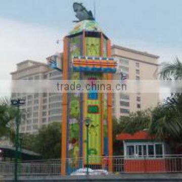 Frog Jumping Tower Kiddie Rides Outdoor Amusement Park Game Ride