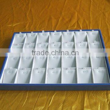 Hot-selling Wood wrapped with PU display tray for counters