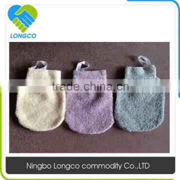 OEM nylon bath gloves exfoliating gloves