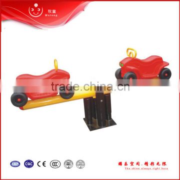 outdoor plastic motor seesaw