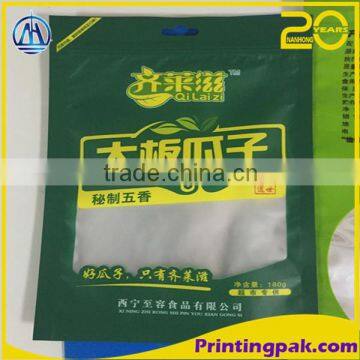 Plastic Bag with Clear Window Storage Bag Custom Order Plastic with Zipper Top