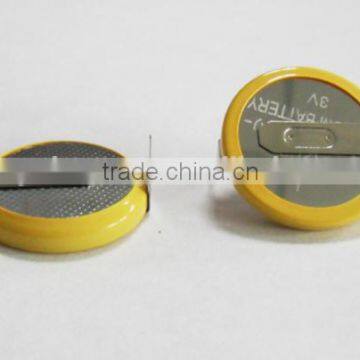 lithium battery 3v cr2032 with solder tabs / cr2032 cell battery /wholesales battery