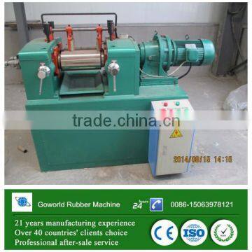 XK-160 Lab Mixing Mill / Two roll open rubber mixing mill