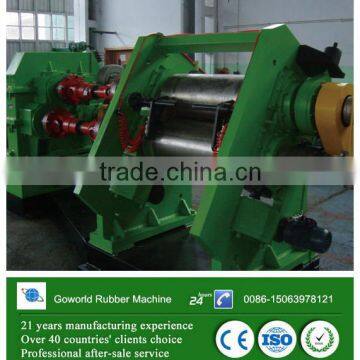 two roll calender machine / rubber calendering mill