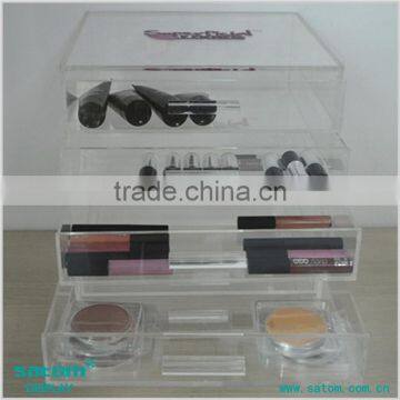 Transparent 6 Drawers Clear Acrylic Makeup Organizer With Drawer Acrylic Store Box For Makeup