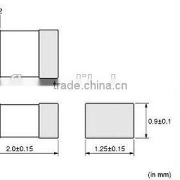 0805 1.0uH 900mA 0.125ohm MuRata Chip Toroidal Power Inductor