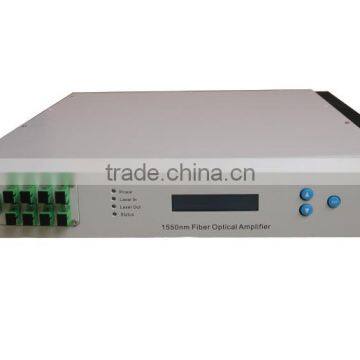 2U 1550nm optical fiber amplifier EDFA with high output power