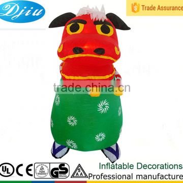 DJ-519 red Happy cow inflatable decorations outdoor stands