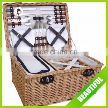High Quality Handmade Wicker Storage Basket for Picnic