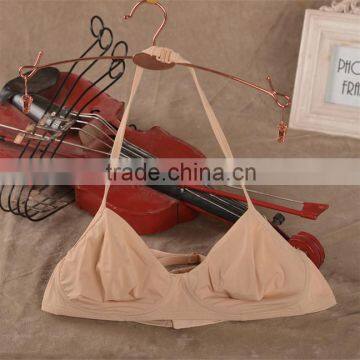 Household no rims thin girl student bra,underwear color cross halter bra