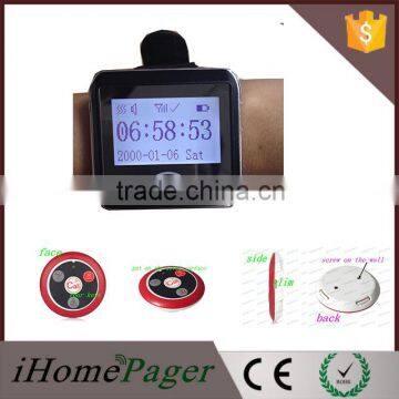 iHomePager Easy Installation Restaurant Paging System Ultra Thin Table Bell