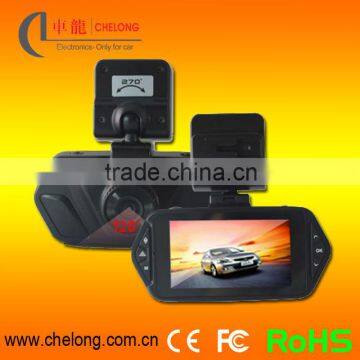 ACnew Arrival 2.7inch Infrared Dvr Car GPS Logger +speed Camera Detector +super Full hd Ambarella A2S60 12v Car Cctv Dvr System