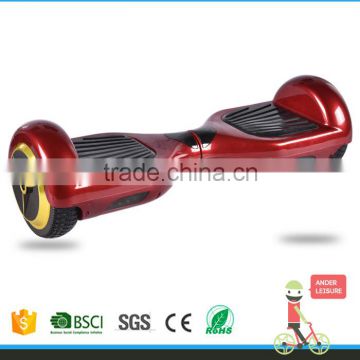 Ander leisure products CO,.ltd 2 wheel balancing electric scooter electric scoote deep red colour