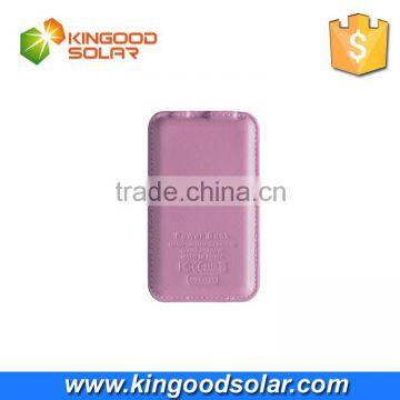 2016 Newest Product 5000mah Mobile Cell Phone Charger/portable Mobile Phone Charger/mobile Leather Power Bank