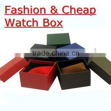 beautiful fashion high quality customized printed paper packaging watch box cheapest watch box beautiful watch packing