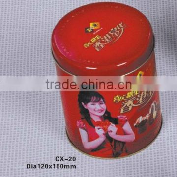 candy round tin box