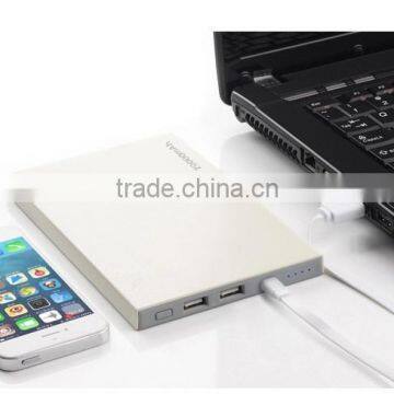 2016 Hot Sale Ultra Slim Portable Power Bank 20000mah for Smartphone