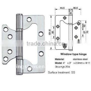 304 stainless steel window type hinges