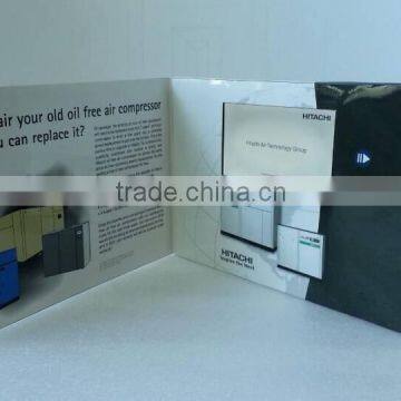 Good quality 4.3" video greeting brochure card for advertising & greeting