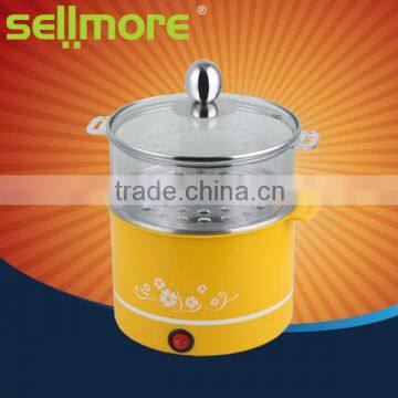 2013 New design mini electric double saucepan