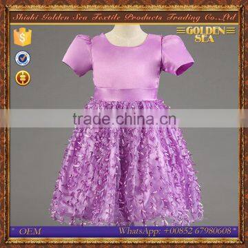 best design puffy birthday party princess dress for kids