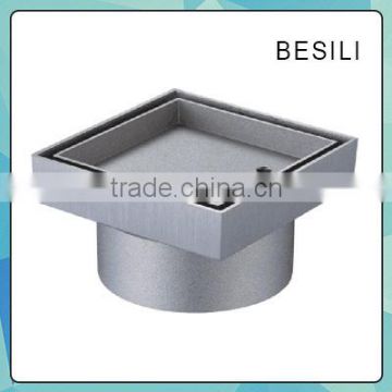 Insert Tiles Concrete shower drain Chromed Floor Waste 120825W