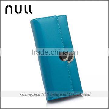 High Quality Designer Ladies Wallet Case Cell Phone Case Gary Leather Wallet photo-4