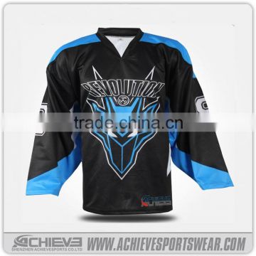 wholesale blank custom hockey jersey sublimation ice hockey jersey