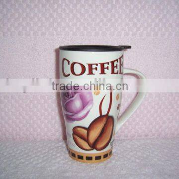 19oz New Bone China coffee travel mug