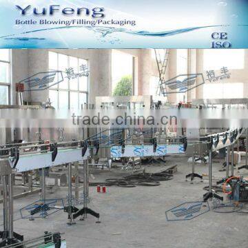 Glass bottle/cans/plastic bottle conveyor system