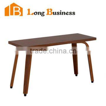 LB-5042 Bar Table With Four Legs Made Of Plywood with Wood Veneer