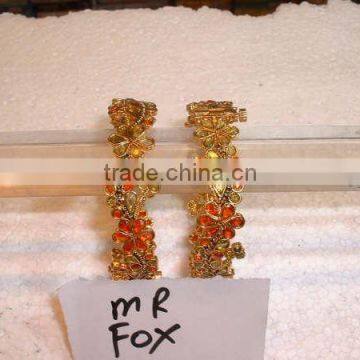 Designer Exclusive Indian Costume Fashion Imitation Jewellery ~ Artificial Gold Kundan Bridal Jewelery ~Gemstones, Pearl Jewelry