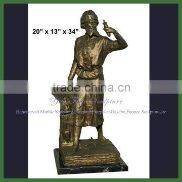 Decorative Old Man Bronze Sculpture